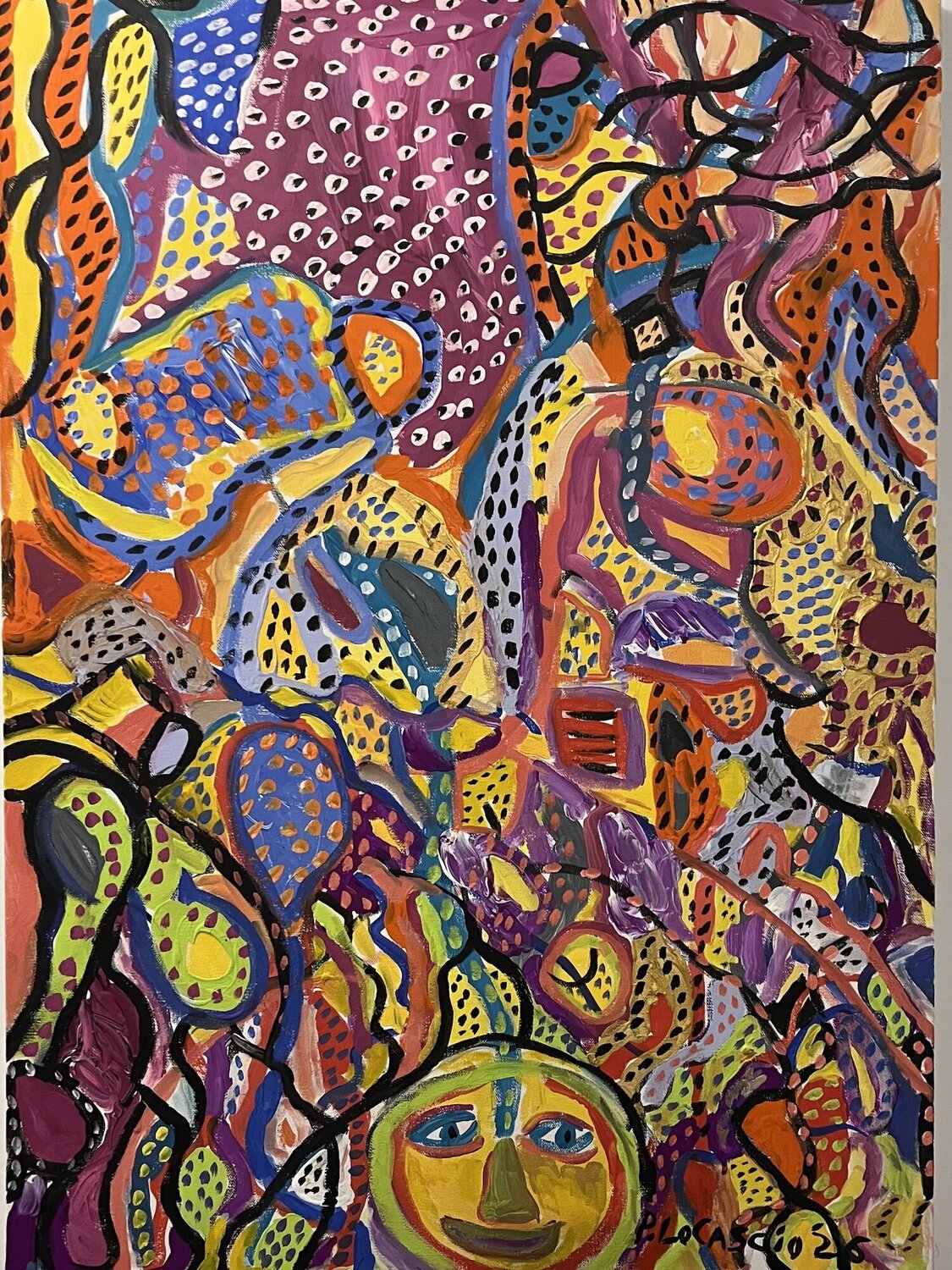 Energy Fields Peter Locascio Original painting for sale