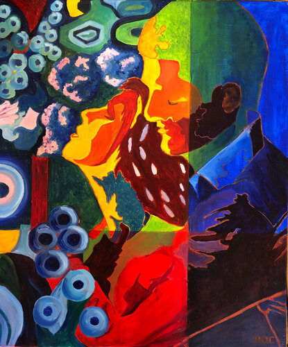 Tendresse di Odile Pinto-Corbin, Pittura in vendita su Singulart