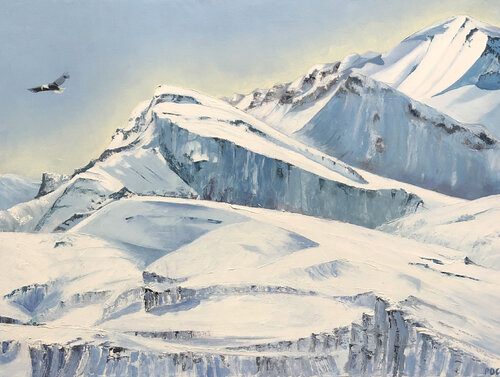 L'aigle van Odile Pinto-Corbin, Schilderij te koop op Singulart