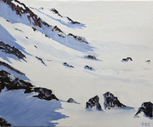Neige poudreuse van Odile Pinto-Corbin, Schilderij te koop op Singulart
