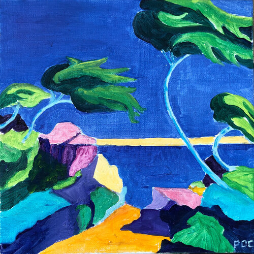 Vent d'Ouest N°1 by Odile Pinto-Corbin, Painting for Sale on Singulart