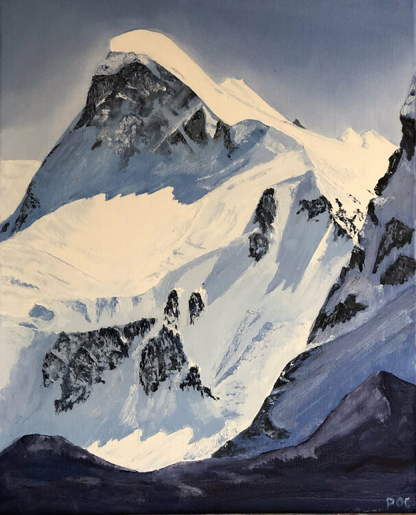 Montagne : Le Breithorn. Odile Pinto-Corbin
