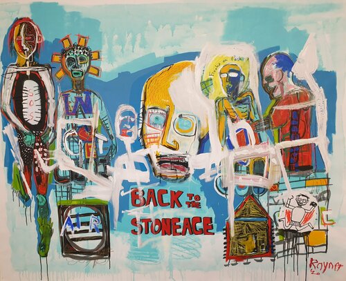 "Back to the stoneage" van Marc Rayner, Schilderij te koop op Singulart
