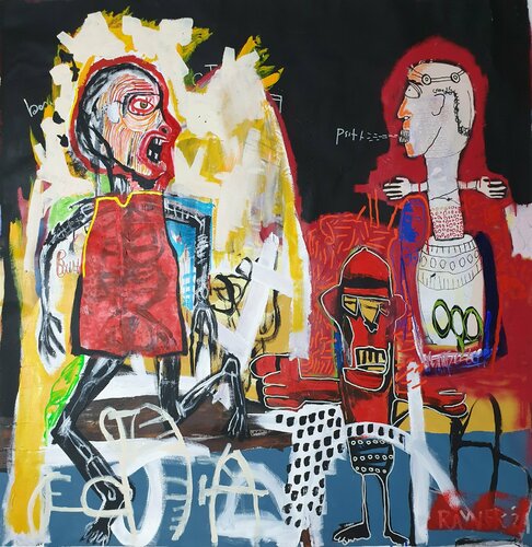 "White neoliths" von Marc Rayner, Malerei kaufen auf Singulart