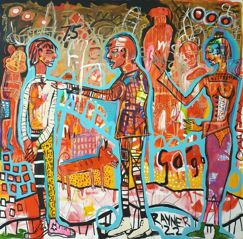"Adios hijo" ( Goodbye son) van Marc Rayner, Schilderij te koop op Singulart