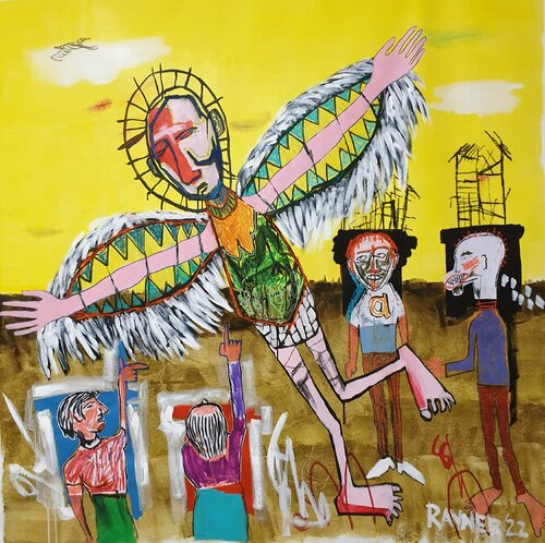 "The cynics" van Marc Rayner, Schilderij te koop op Singulart