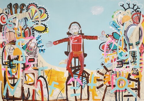 "The extrovert and the introverts" von Marc Rayner, Malerei kaufen auf Singulart