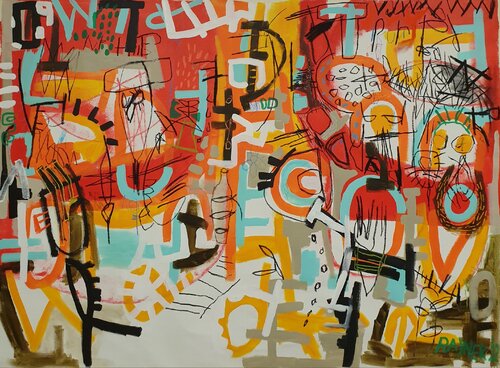 "Tobasco sauce, doritos and cheese" van Marc Rayner, Schilderij te koop op Singulart