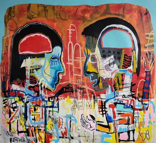 "Do ya think ?" van Marc Rayner, Schilderij te koop op Singulart
