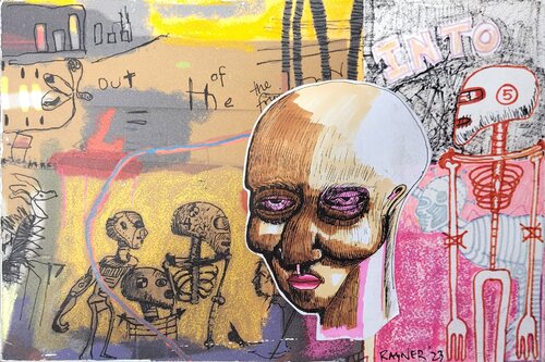 "The A.I march" by Marc Rayner, 종이 for Sale on Singulart