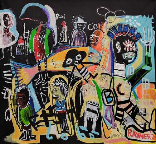 "The last blue fin" van Marc Rayner, Schilderij te koop op Singulart