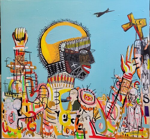 Faster fast food van Marc Rayner, Schilderij te koop op Singulart