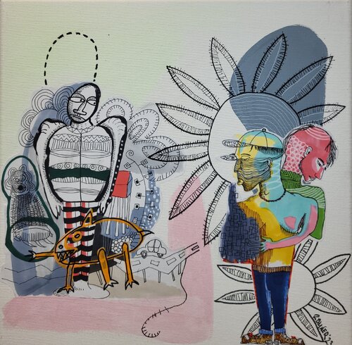 Travelers van Marc Rayner, Schilderij te koop op Singulart