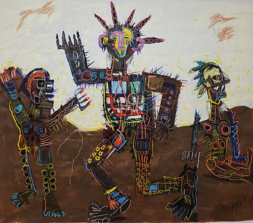Future primitives by Marc Rayner, 회화 for Sale on Singulart