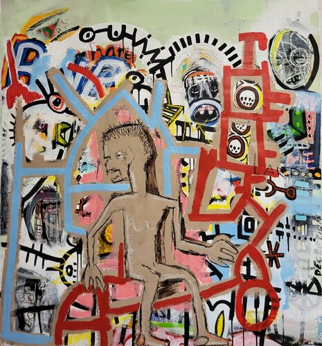 21st century zeitgeist van Marc Rayner, Schilderij te koop op Singulart