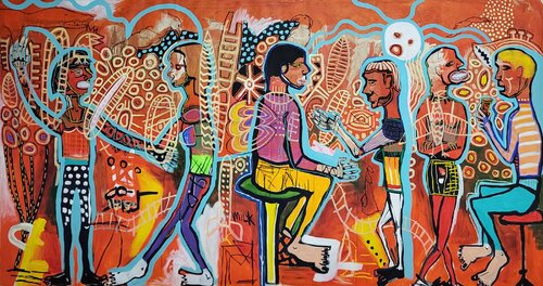 Freedom bar by Marc Rayner, 회화 for Sale on Singulart