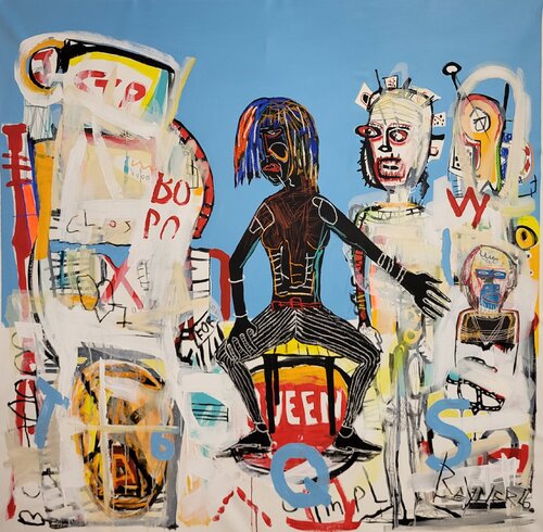 Portrait of a washed up actor von Marc Rayner, Malerei kaufen auf Singulart