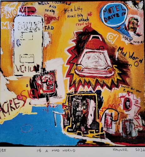 It's a mad world di Marc Rayner, Stampa in vendita su Singulart