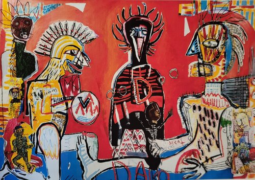 Chickens discuss the health benefits of voodoo von Marc Rayner, Druck kaufen auf Singulart
