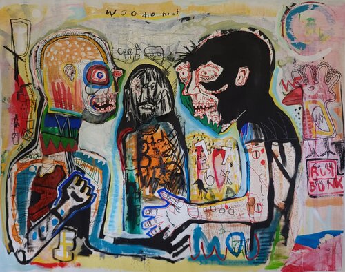 Witness to an argument by Marc Rayner, Painting for Sale on Singulart