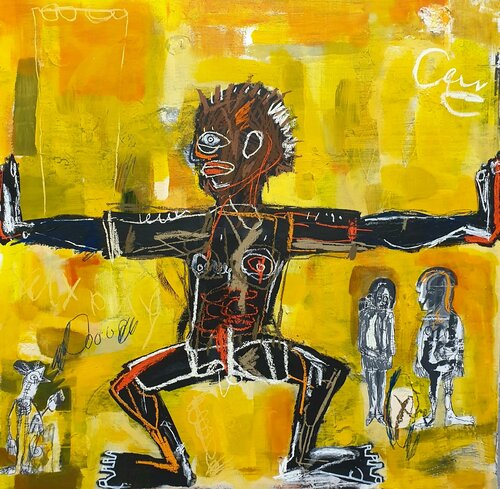 "Pushback" van Marc Rayner, Schilderij te koop op Singulart