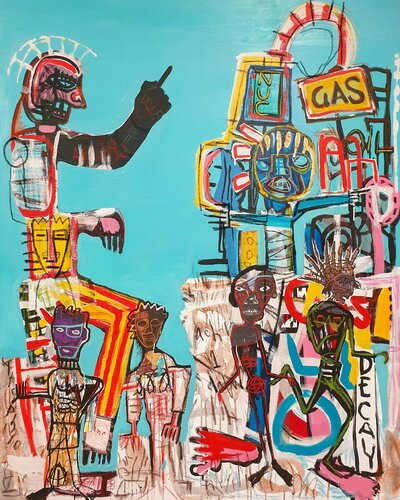 "Common wealth, ain't so common" van Marc Rayner, Schilderij te koop op Singulart