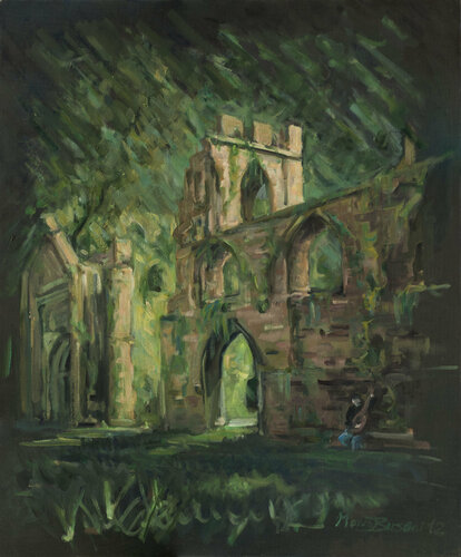 The old castle di Marco Busoni, Pittura in vendita su Singulart
