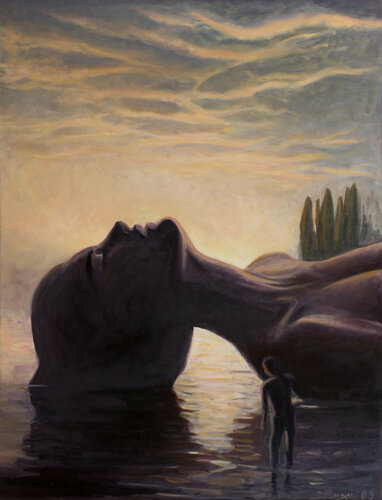 Beyond the wall di Marco Busoni, Pittura in vendita su Singulart