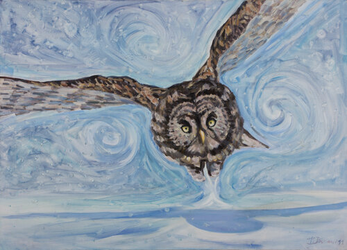 Attack from the sky by Marco Busoni, Painting for Sale on Singulart