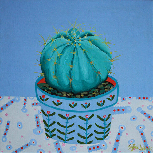 Ferocactus van Sofia Battisti, Schilderij te koop op Singulart