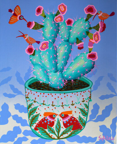 spine rosa van Sofia Battisti, Schilderij te koop op Singulart