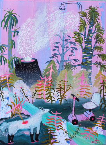 La freccia d'oro by Sofia Battisti, 회화 for Sale on Singulart