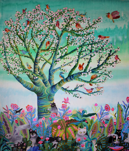 L'albero della cuccagna van Sofia Battisti, Schilderij te koop op Singulart