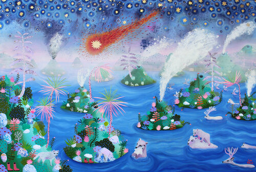 Esodo by Sofia Battisti, 회화 for Sale on Singulart