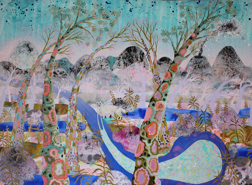 Lupo Spezzato by Sofia Battisti, 회화 for Sale on Singulart