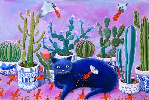 I Met God She’s Black by Sofia Battisti, 회화 for Sale on Singulart