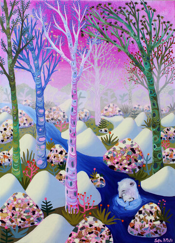 It's true i love you van Sofia Battisti, Schilderij te koop op Singulart