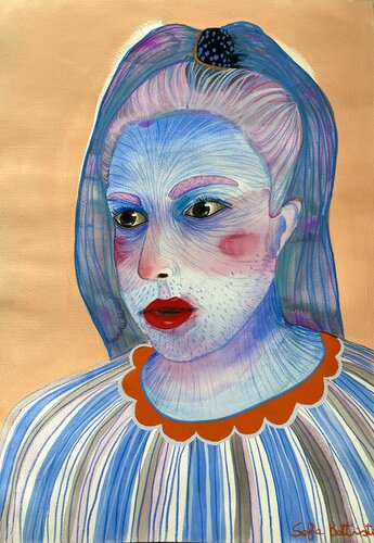 Breaded Lady van Sofia Battisti, Werk op papier te koop op Singulart