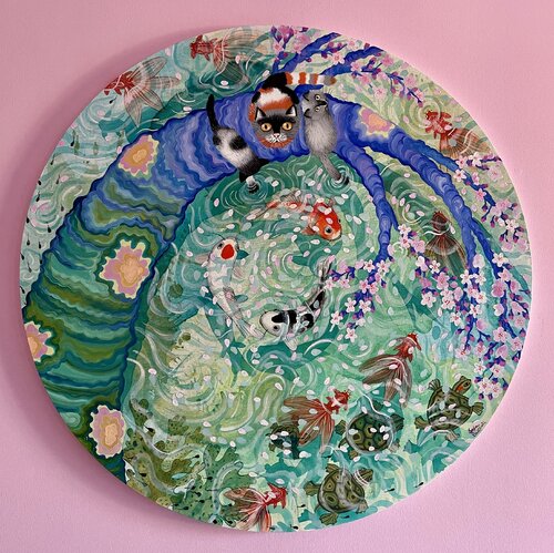 Crab Apple Tree by Sofia Battisti, 회화 for Sale on Singulart