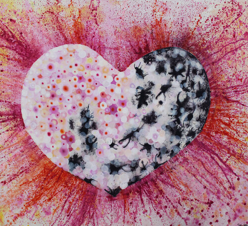 Cuore by Sofia Battisti, 회화 for Sale on Singulart