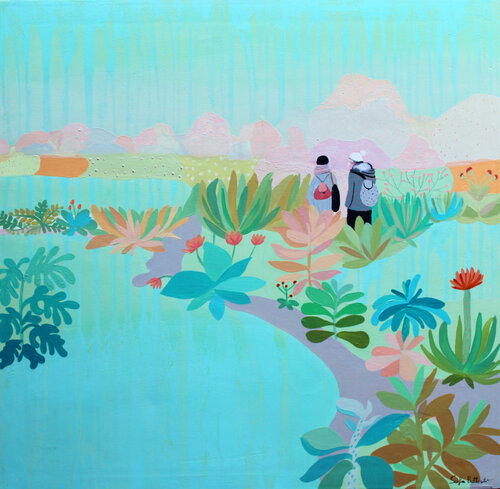 Laguna d'inverno van Sofia Battisti, Schilderij te koop op Singulart