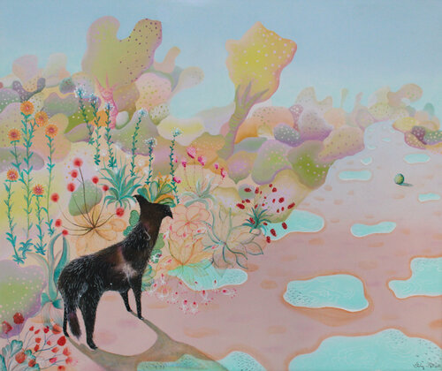 Lungo la via van Sofia Battisti, Schilderij te koop op Singulart