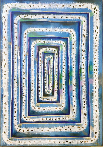 THE LIMINAL SPACE OF WAITING von Hannah Berestizhevsky, Malerei kaufen auf Singulart