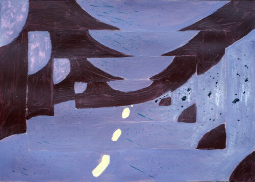 WAITING FOR A SHOOTING STAR di Hannah Berestizhevsky, Pittura in vendita su Singulart