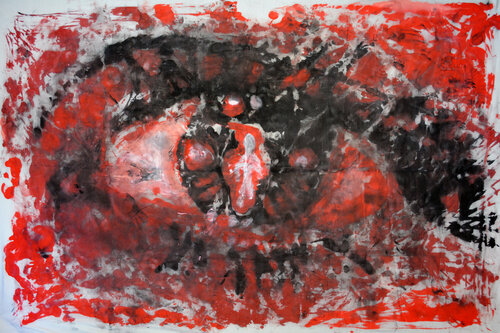 I SEE YOU, SEEING ME, SEEING YOU di Hannah Berestizhevsky, Pittura in vendita su Singulart