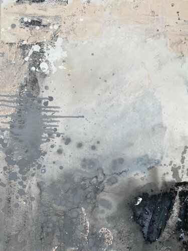 Black and Peach no1 van Kathleen Rhee, Werk op papier te koop op Singulart