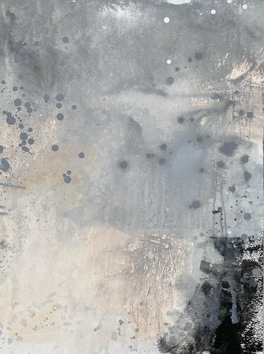 Black and Peach no2 van Kathleen Rhee, Werk op papier te koop op Singulart