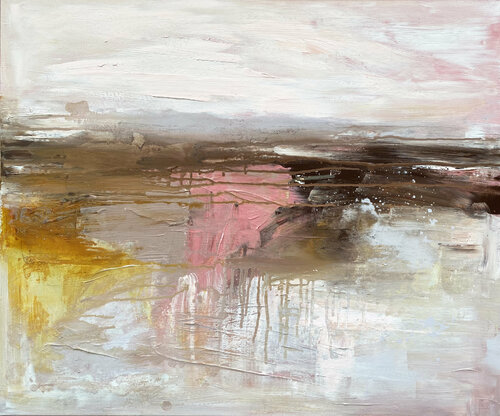 Coastal Pink van Kathleen Rhee, Schilderij te koop op Singulart