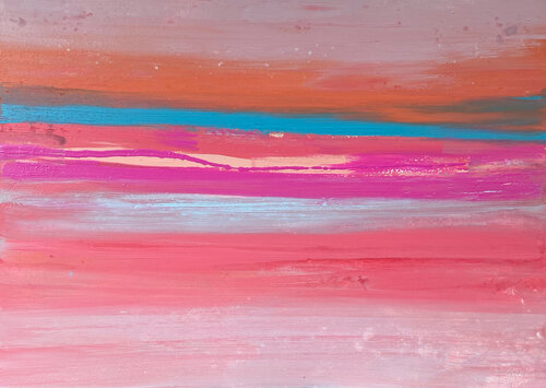 Sunset Oranges Kathleen Rhee