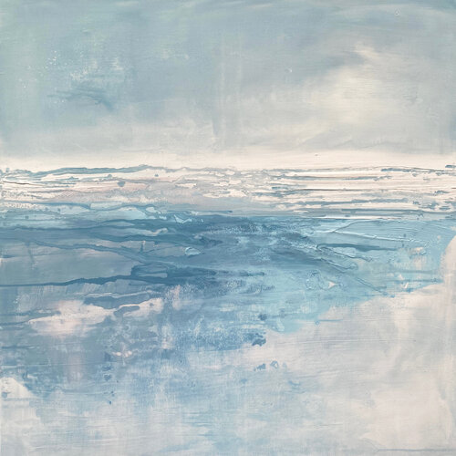 Soft Blue van Kathleen Rhee, Schilderij te koop op Singulart